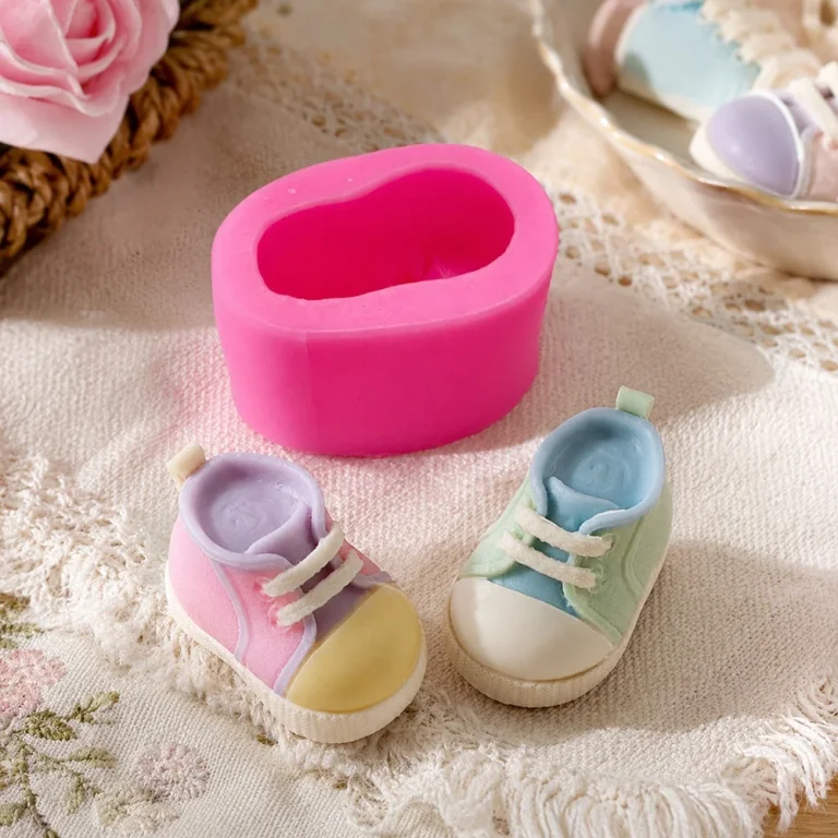 Canvas shoe Silicone Mold for Candle, Soap and Resin 1760