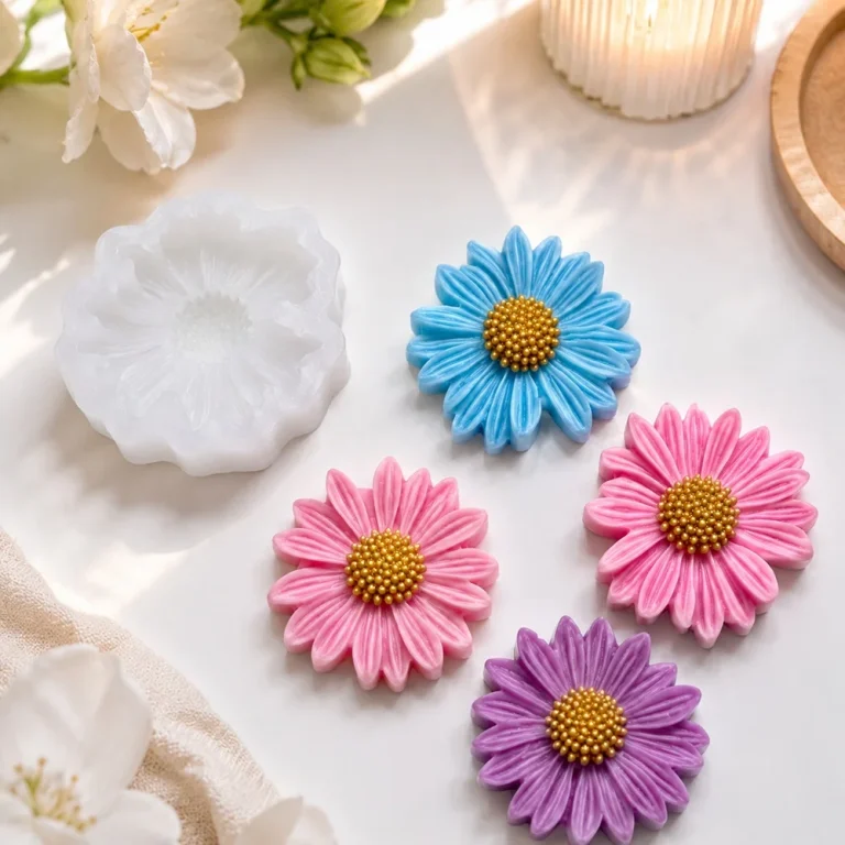Daisy Silicone Mold for Candle, Soap and Resin | Atacado B2B OEM | SKU 1761