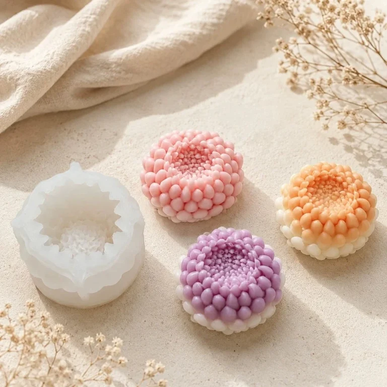 3D Decorative Silicone Mold for Candle Making 1767