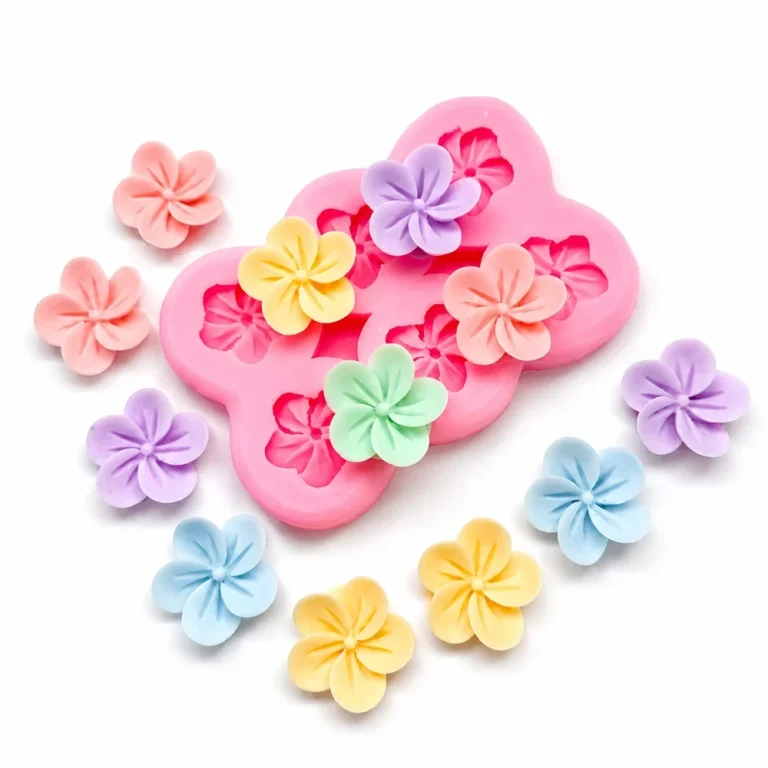 five-petal flower Flower Silicone Mold for Candle Making | Atacado B2B OEM | SKU 1774