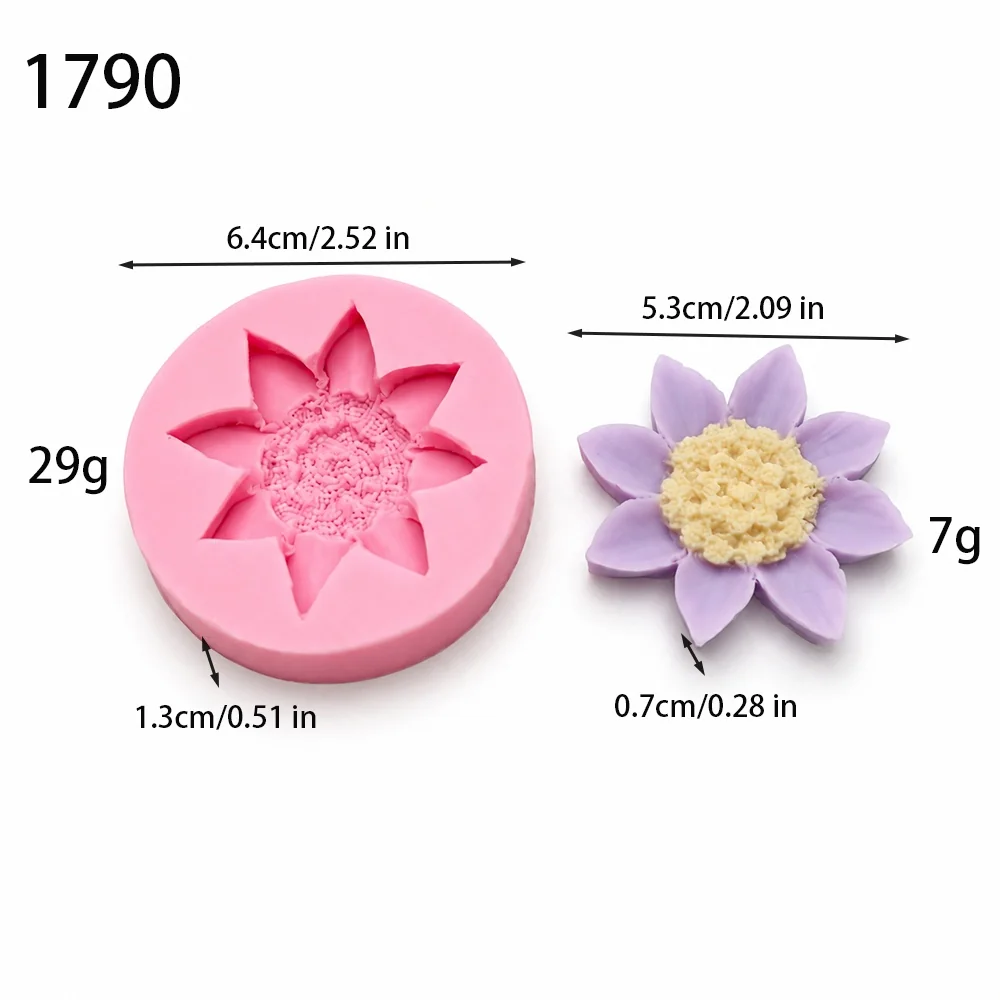 3D Flower Silicone Mold | 1790 | BK Silicone