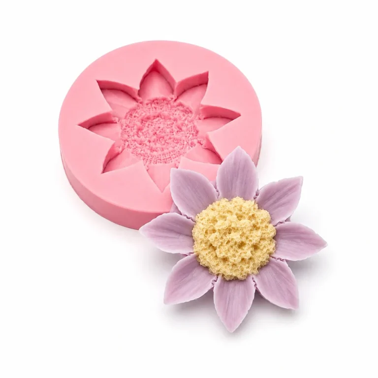 3D 1-Cavity Flower Silicone Mold | Atacado B2B OEM | SKU 1790