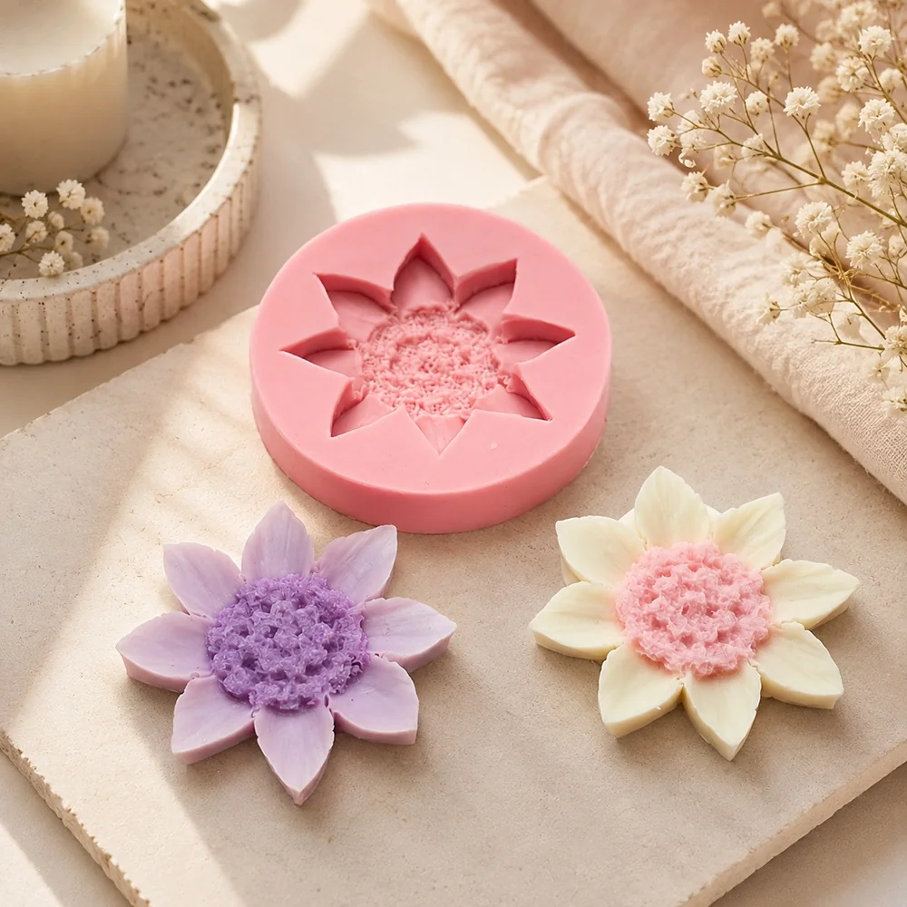 3D Flower Silicone Mold | 1790 | BK Silicone - Image 3