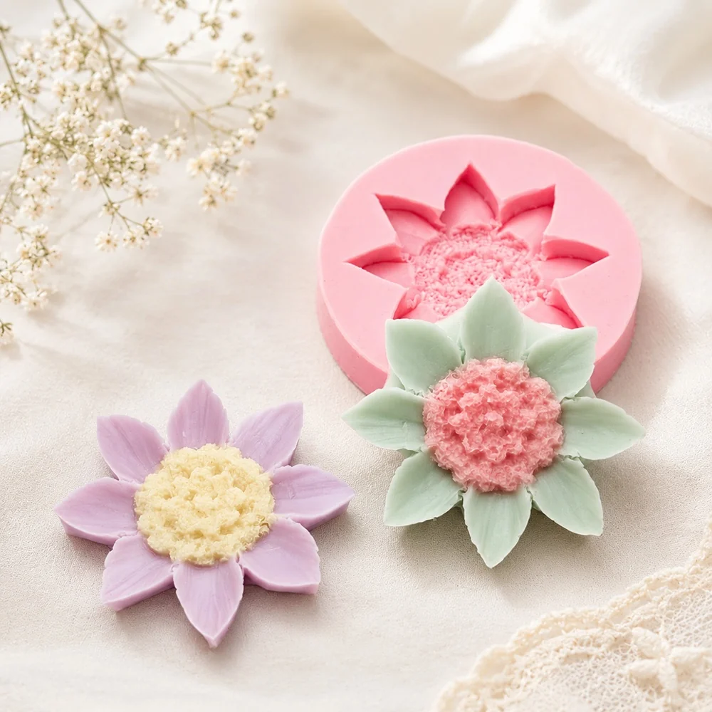 3D Flower Silicone Mold | 1790 | BK Silicone - Image 4