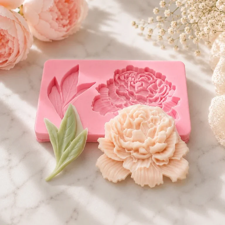 Peony Silicone Mold for Candle, Soap and Resin | Atacado B2B OEM | SKU 1793