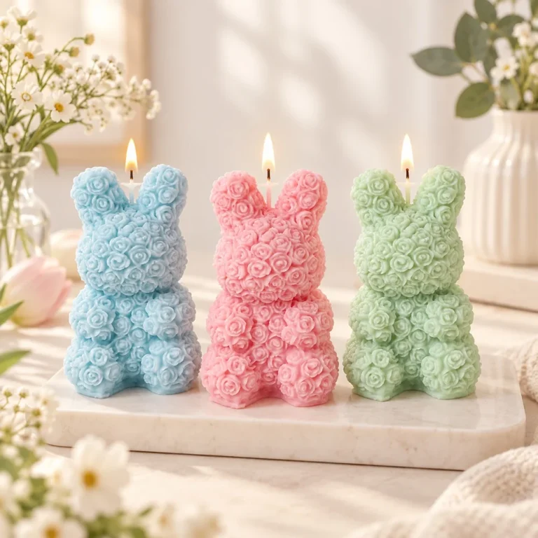 Rose Rabbit Flower Silicone Mold | جملة B2B وتصنيع OEM | SKU 8354