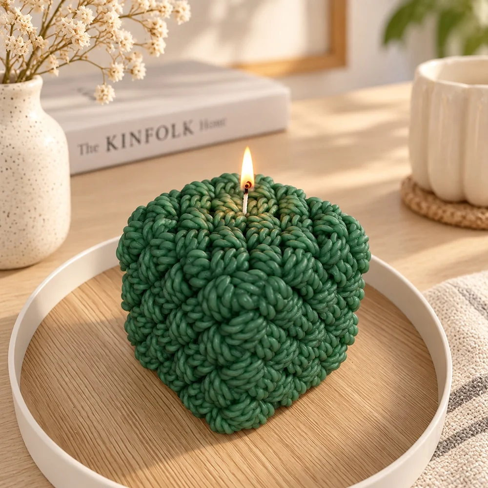 Decorative Silicone Candle Mold | 8515 | BK Silicone - Image 2
