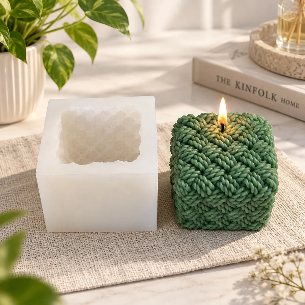 Decorative Silicone Candle Mold | 8515 | BK Silicone - Image 3