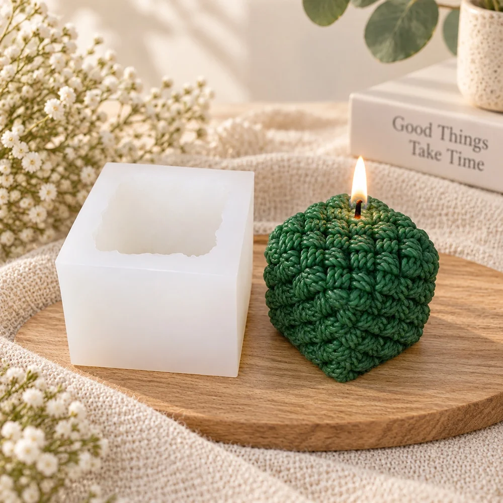 Decorative Silicone Candle Mold | 8515 | BK Silicone - Image 4