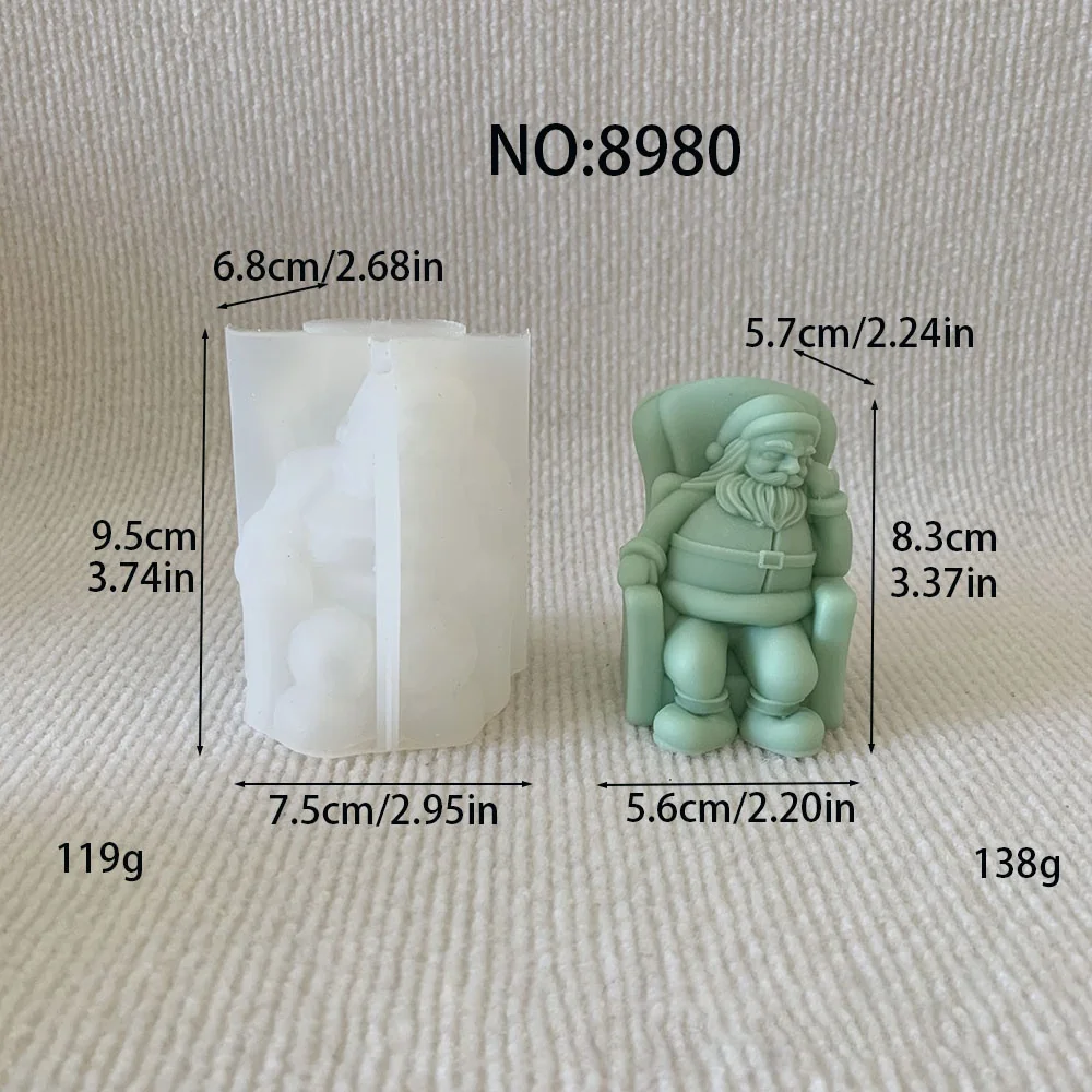 8980 Silikon-Kerzenformen
