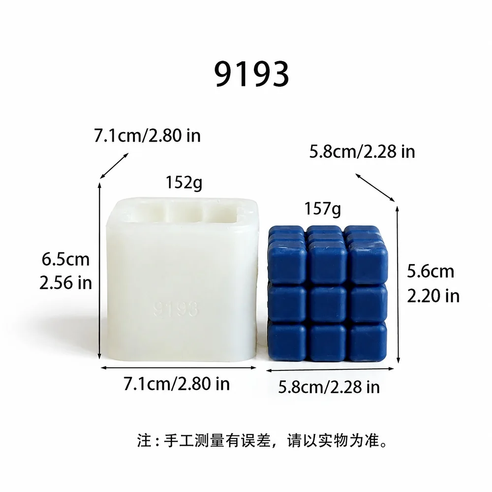 9193 Silikon-Kerzenformen