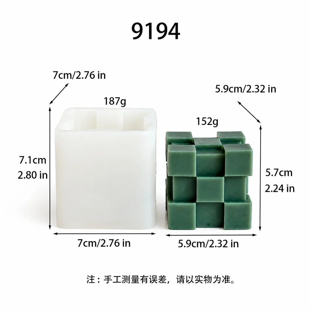 9194 Silikon-Kerzenformen