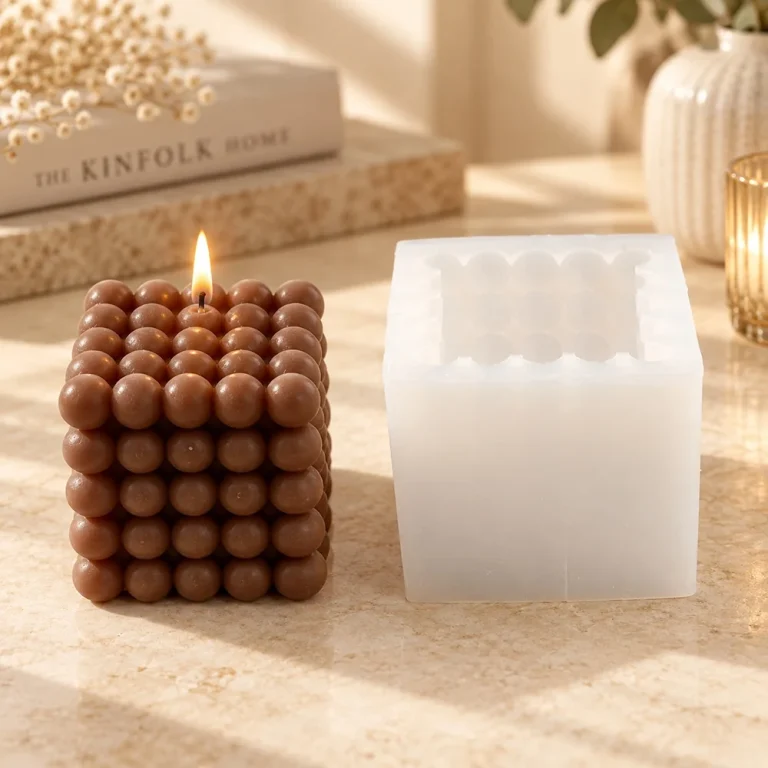 Bubble Cube Silicone Candle Mold | BK8081 | BK Silicone
