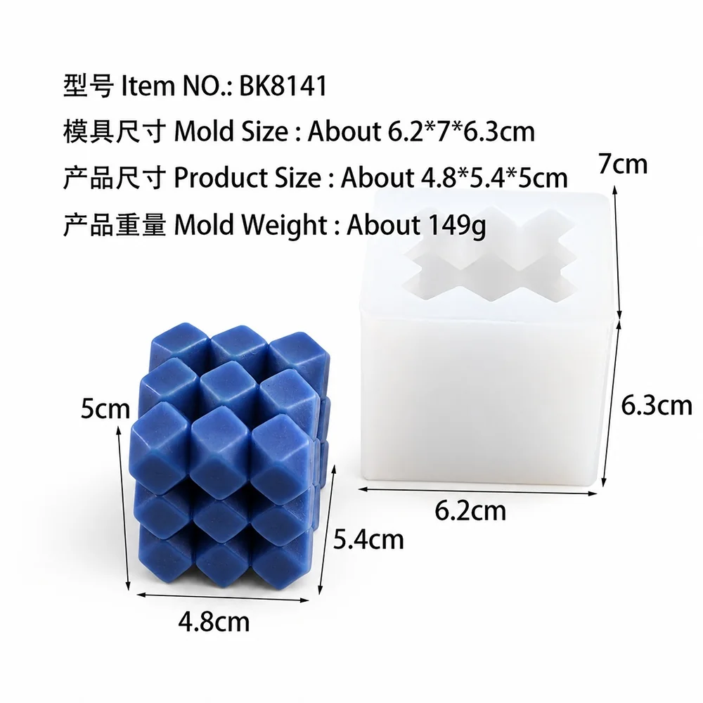 BK8141 Silikon-Kerzenformen