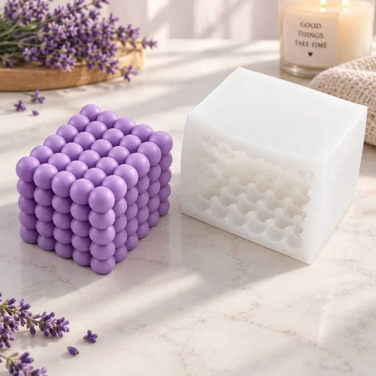 Bubble Cube Silicone Candle Mold | BK8142 | BK Silicone