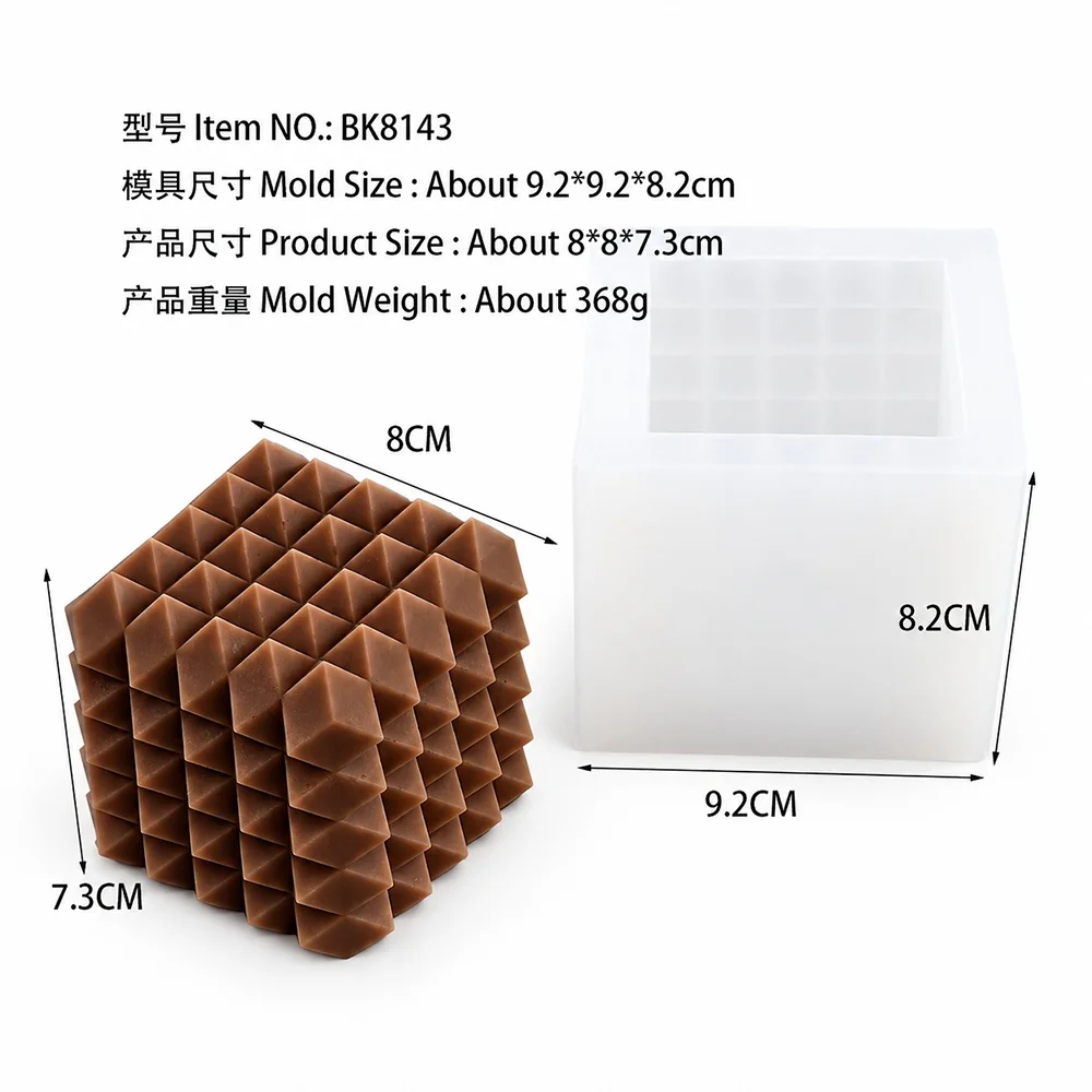 BK8143 Silikon-Kerzenformen