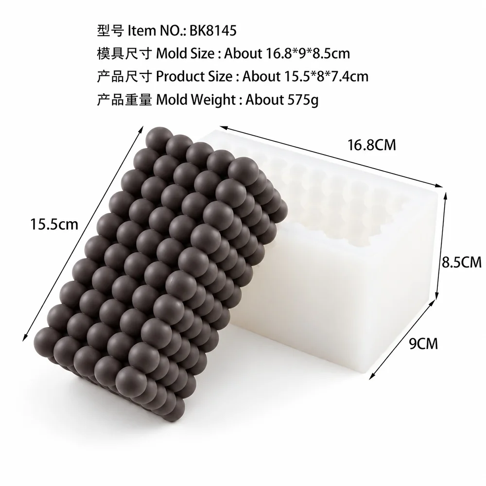 BK8145 Silikon-Kerzenformen
