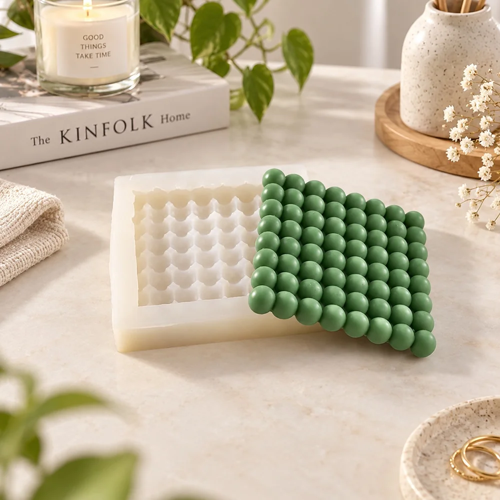 Decorative Silicone Candle Mold | BK8248L | BK Silicone - Image 3