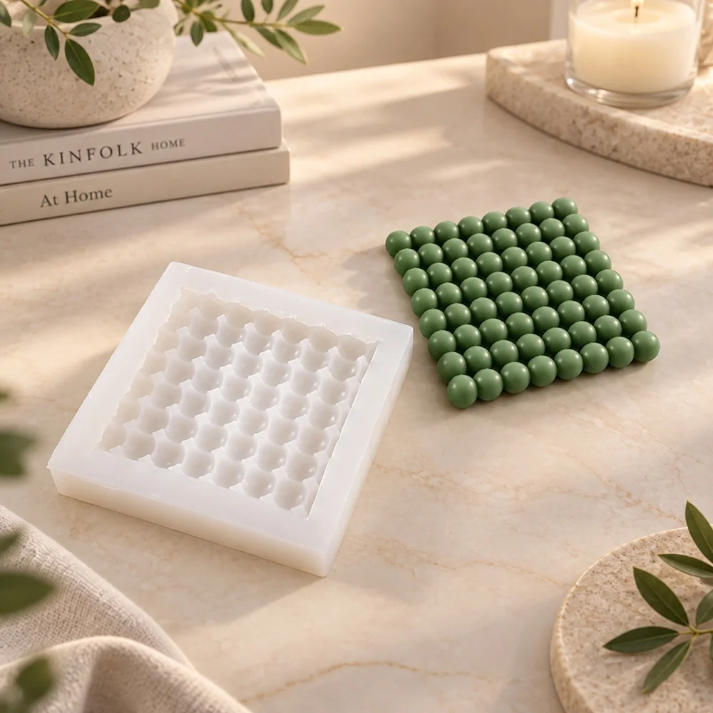 Decorative Silicone Candle Mold | BK8248L | BK Silicone - Image 4