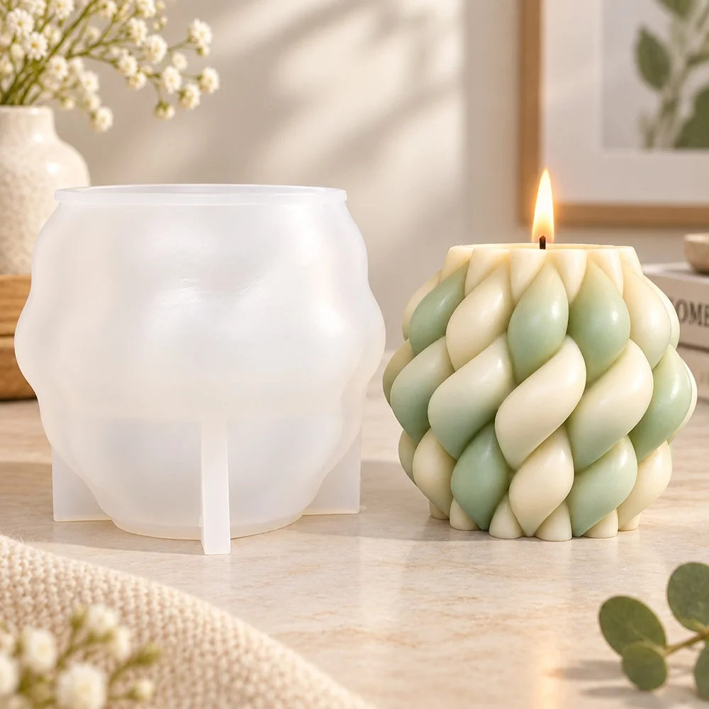 Decorative Candle Mold, Large | BK8256L | BK Silicone - Image 2