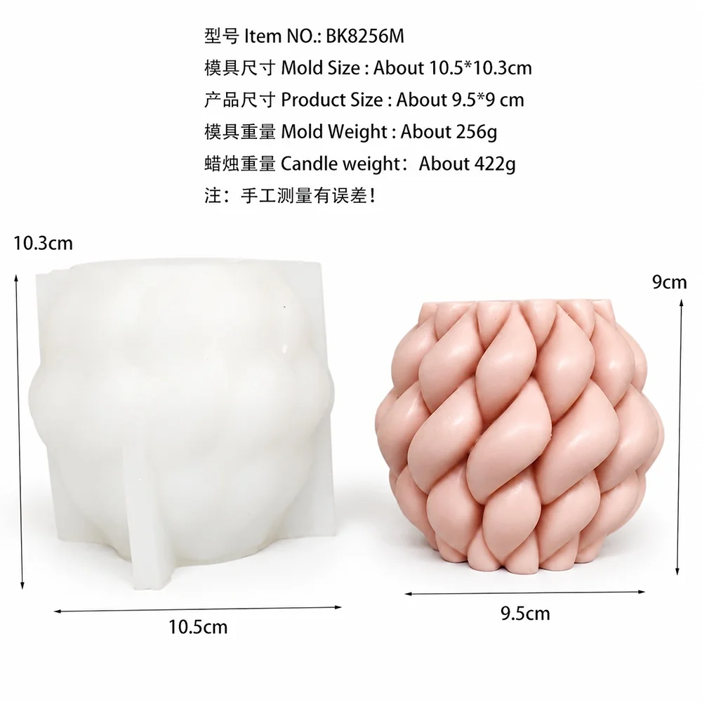 BK8256M Silikon-Kerzenformen