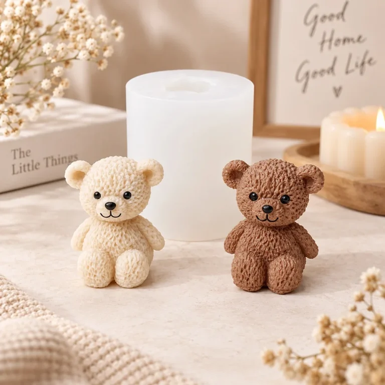 Bear Silicone Candle Making Mold｜B2B卸売・OEM対応｜SKU 8923